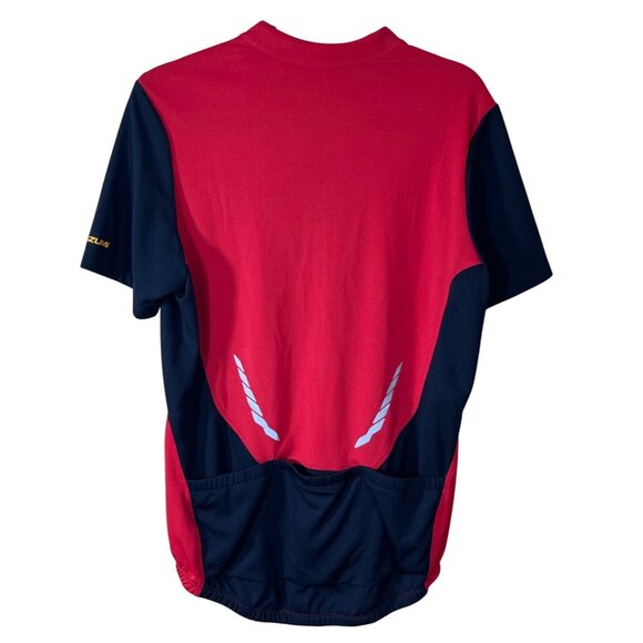 Pearl Izumi Cycling Shirt Black Red Size L Large Pocket Back Men's - Picture 2 of 6